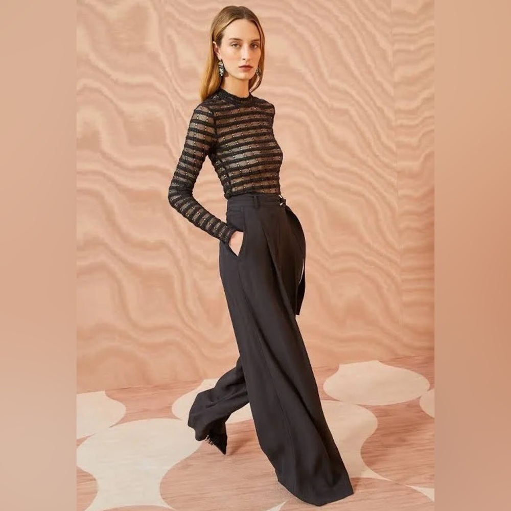 Ulla Johnson High Rise Pleated Wide-leg Lydia Pants